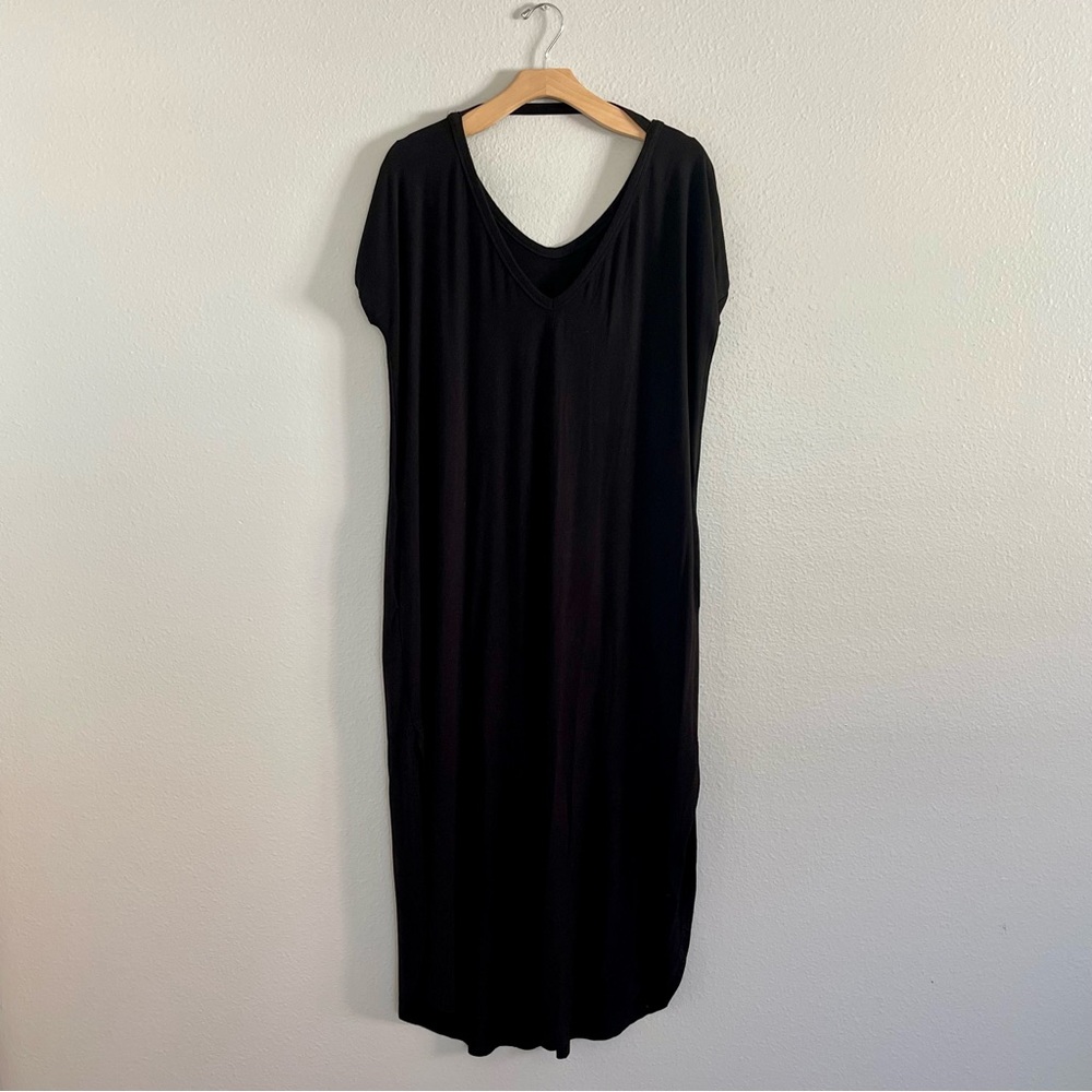Mth Degree Black Midi Dress